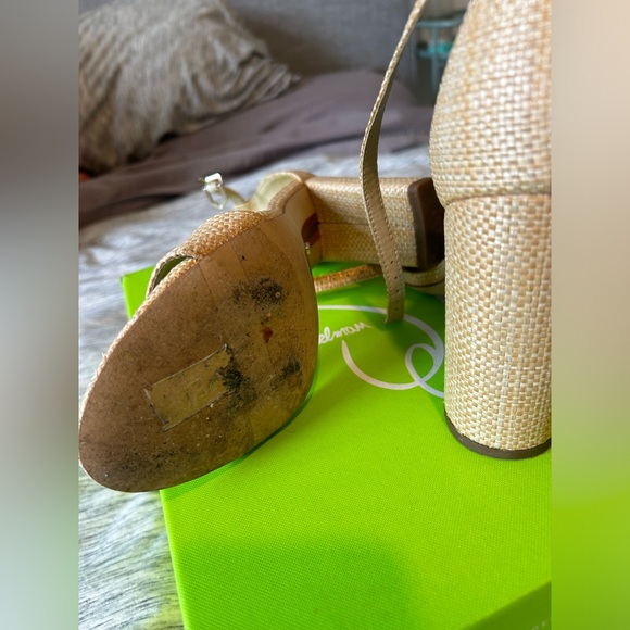 Sam Edelman YARO BLEACHED BEECHWOOD/BASKETWEAVE SHOE - Picture 2 of 7